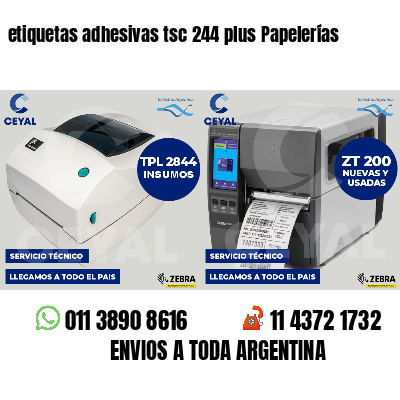 etiquetas adhesivas tsc 244 plus Papelerías