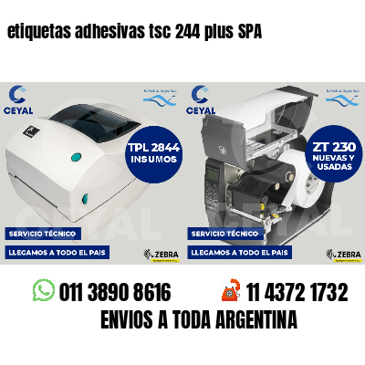 etiquetas adhesivas tsc 244 plus SPA