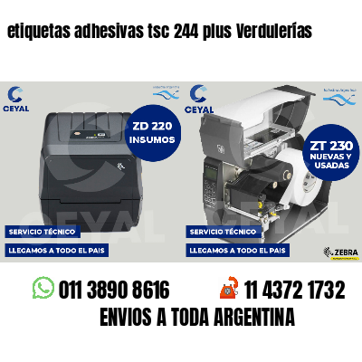 etiquetas adhesivas tsc 244 plus Verdulerías