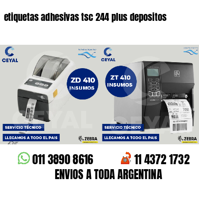 etiquetas adhesivas tsc 244 plus depositos