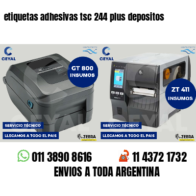 etiquetas adhesivas tsc 244 plus depositos