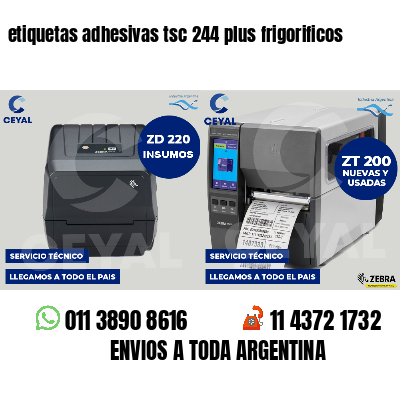 etiquetas adhesivas tsc 244 plus frigorificos