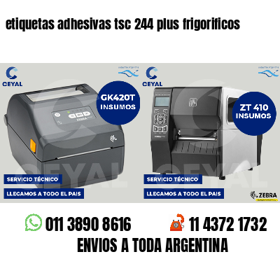 etiquetas adhesivas tsc 244 plus frigorificos