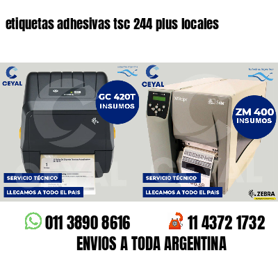 etiquetas adhesivas tsc 244 plus locales