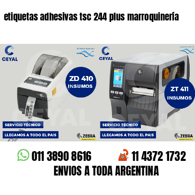 etiquetas adhesivas tsc 244 plus marroquinería
