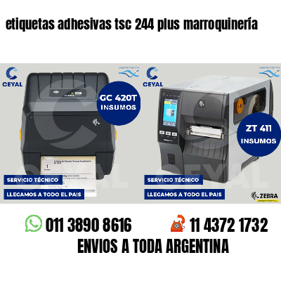 etiquetas adhesivas tsc 244 plus marroquinería