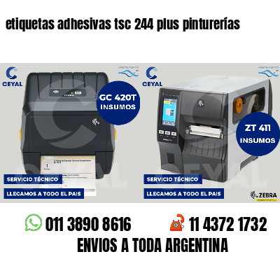 etiquetas adhesivas tsc 244 plus pinturerías