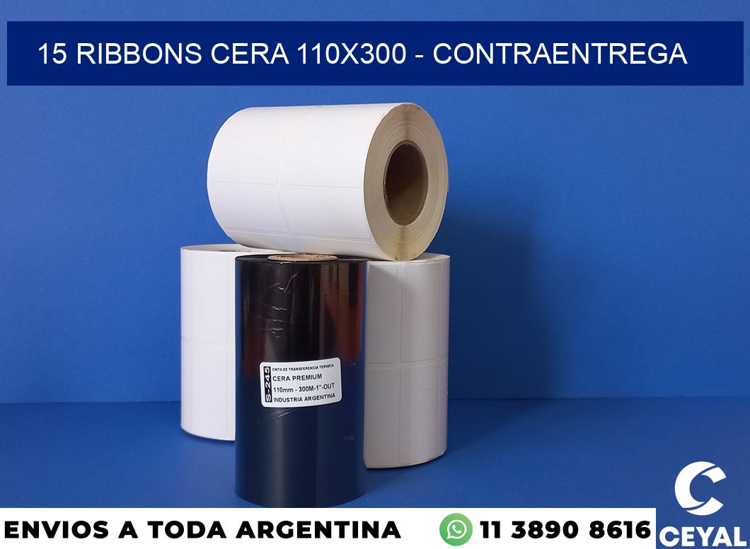 15 Ribbons cera 110×300 – contraentrega