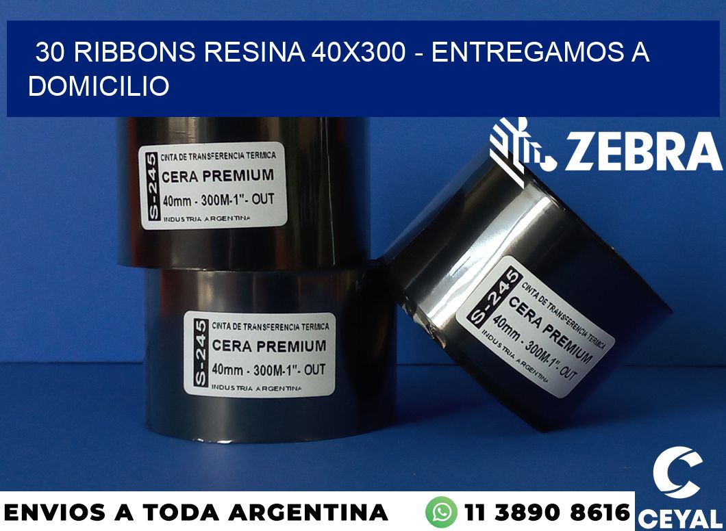 30 Ribbons resina 40x300 - entregamos a domicilio