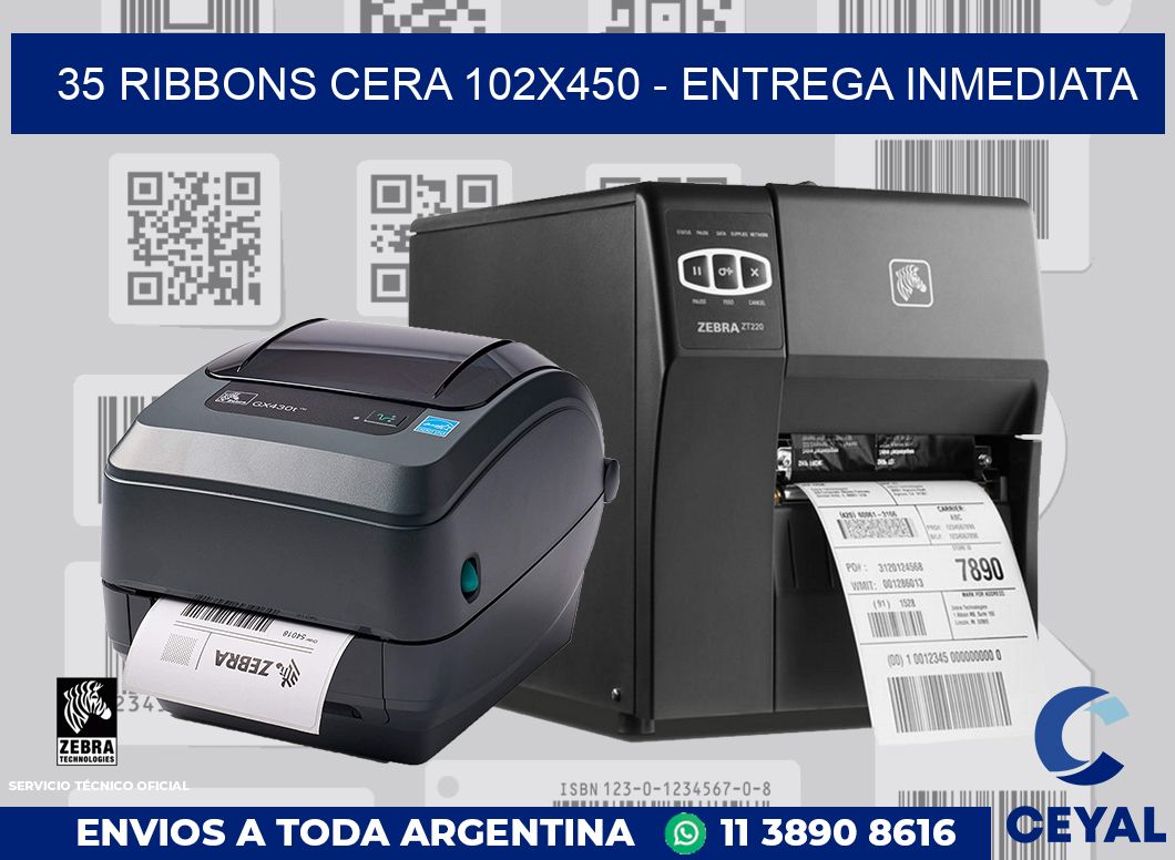 35 Ribbons cera 102x450 - Entrega inmediata