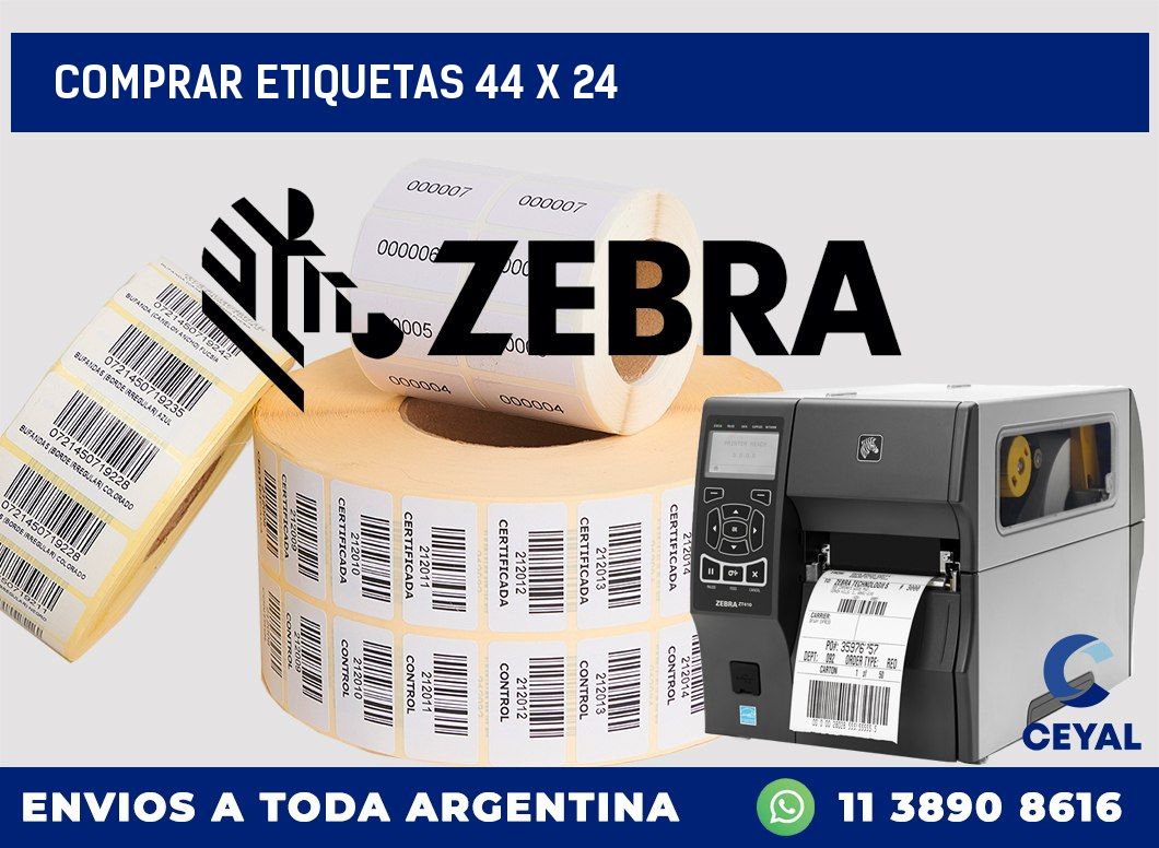 Comprar etiquetas 44 x 24