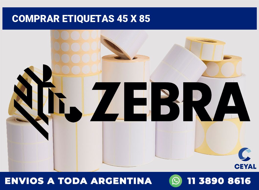 Comprar etiquetas 45 x 85