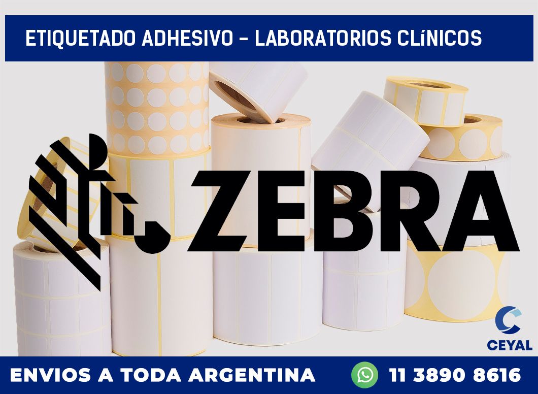 Etiquetado adhesivo - Laboratorios clínicos