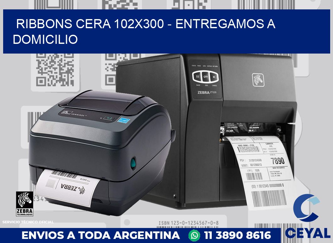 Ribbons cera 102x300 - entregamos a domicilio