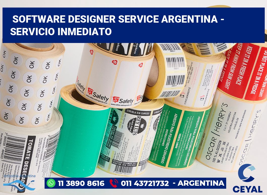 Software Designer service argentina - Servicio inmediato