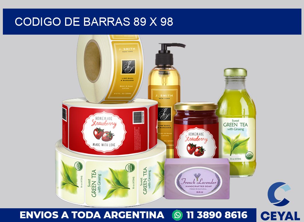 codigo de barras 89 x 98