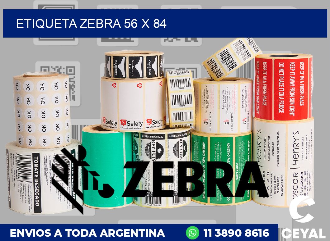 etiqueta zebra 56 x 84