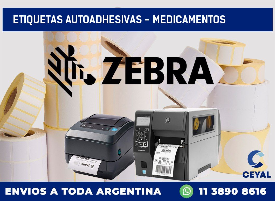 etiquetas autoadhesivas - Medicamentos