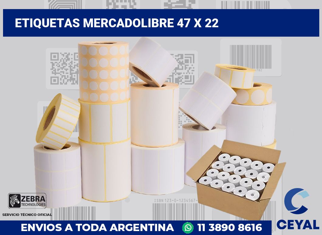 etiquetas mercadolibre 47 x 22