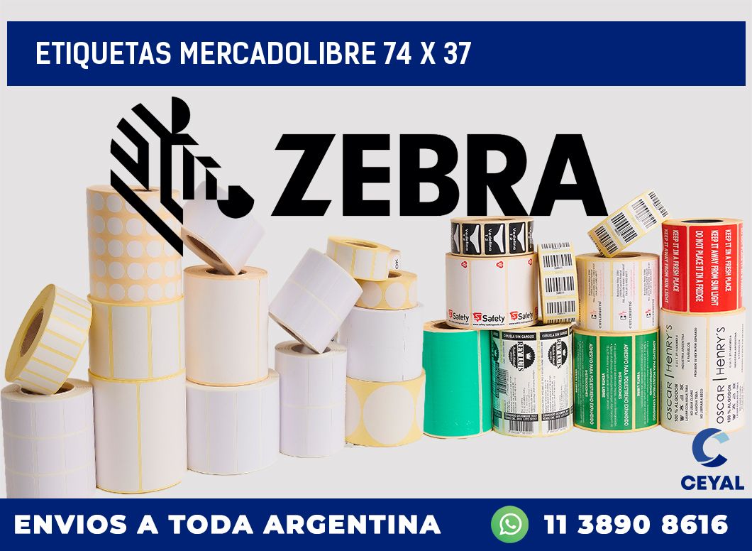 etiquetas mercadolibre 74 x 37