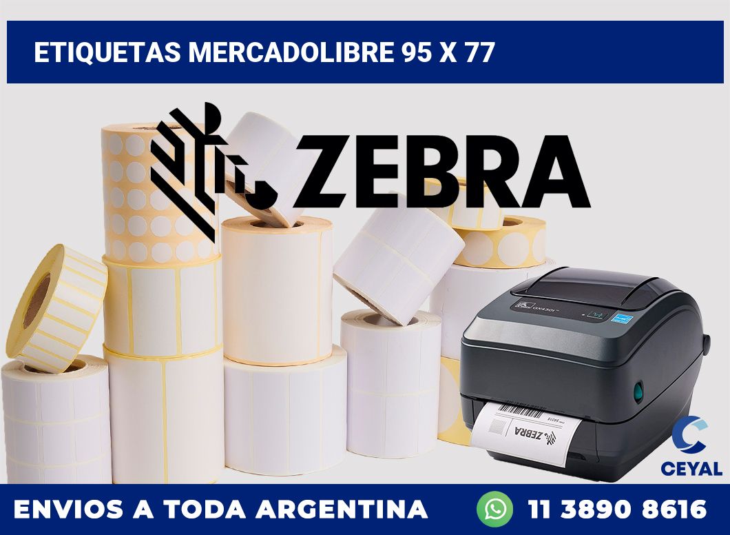 etiquetas mercadolibre 95 x 77