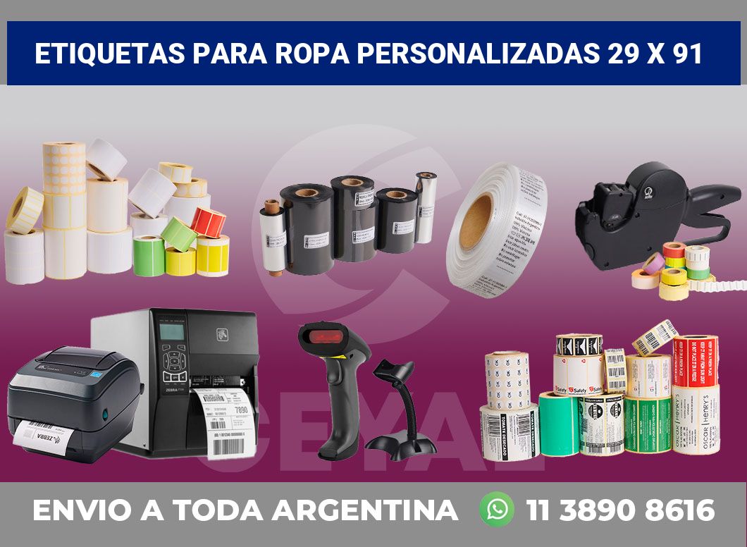 etiquetas para ropa personalizadas 29 x 91