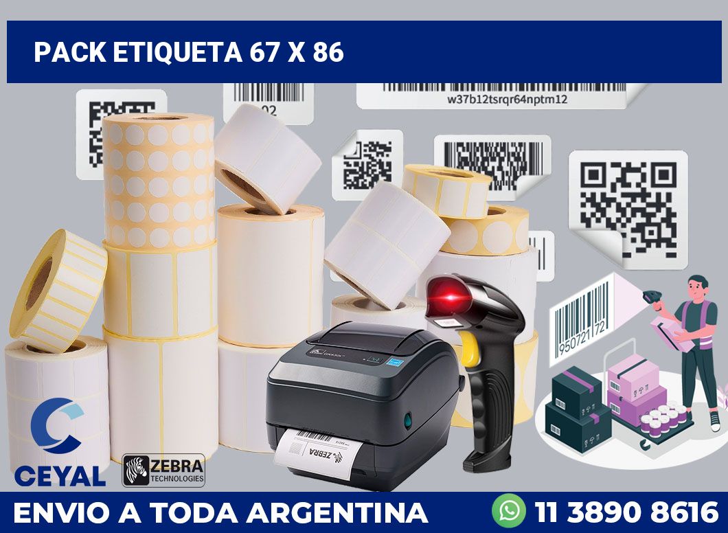 pack etiqueta 67 x 86