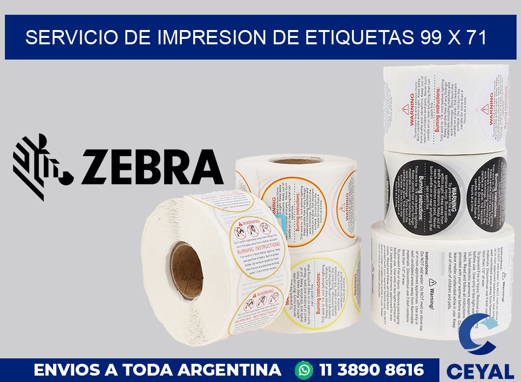 servicio de impresion de etiquetas 99 x 71