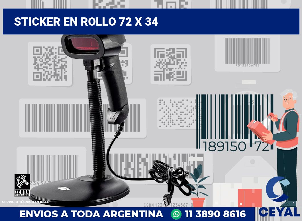 sticker en rollo 72 x 34