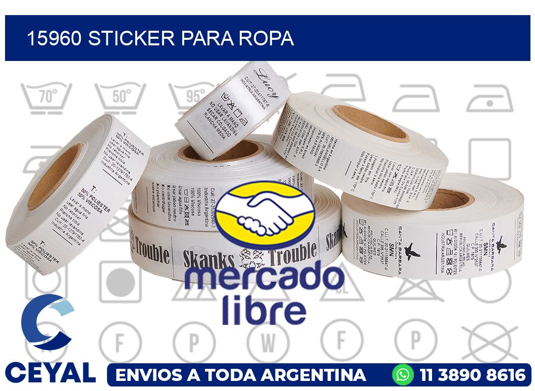15960 Sticker para ropa