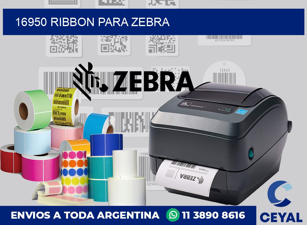 16950 ribbon para zebra