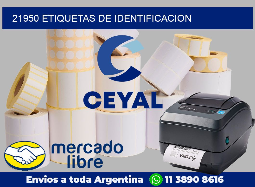 21950 Etiquetas de identificacion