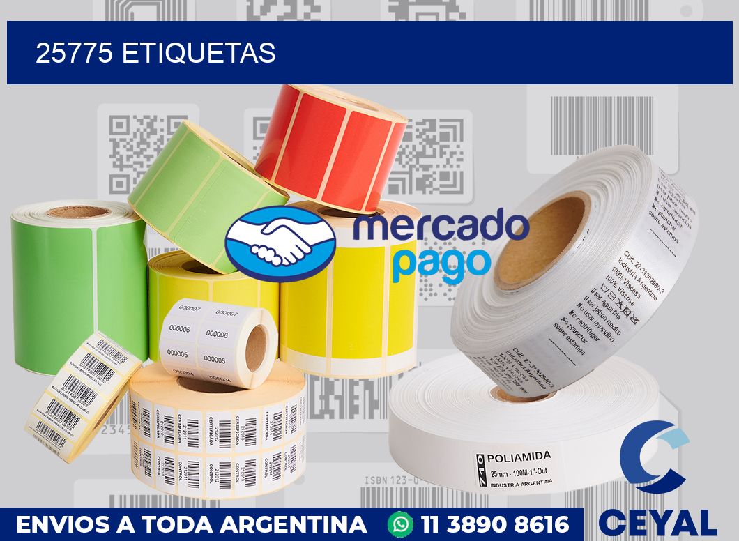 25775 etiquetas