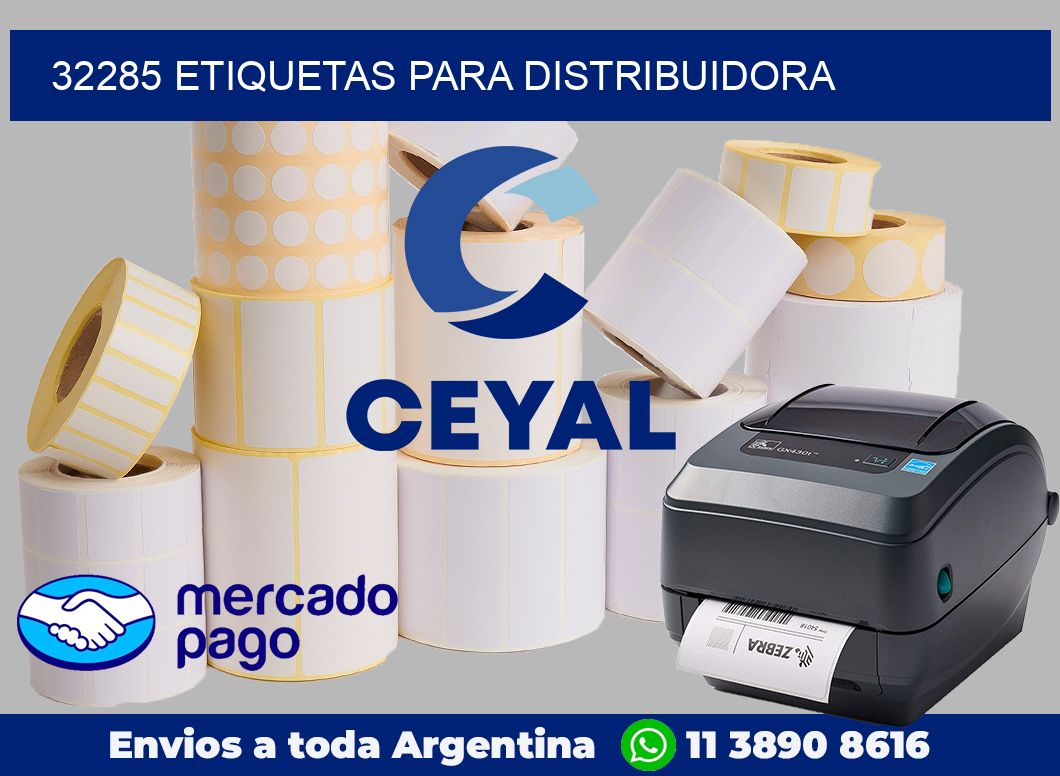 32285 Etiquetas para distribuidora