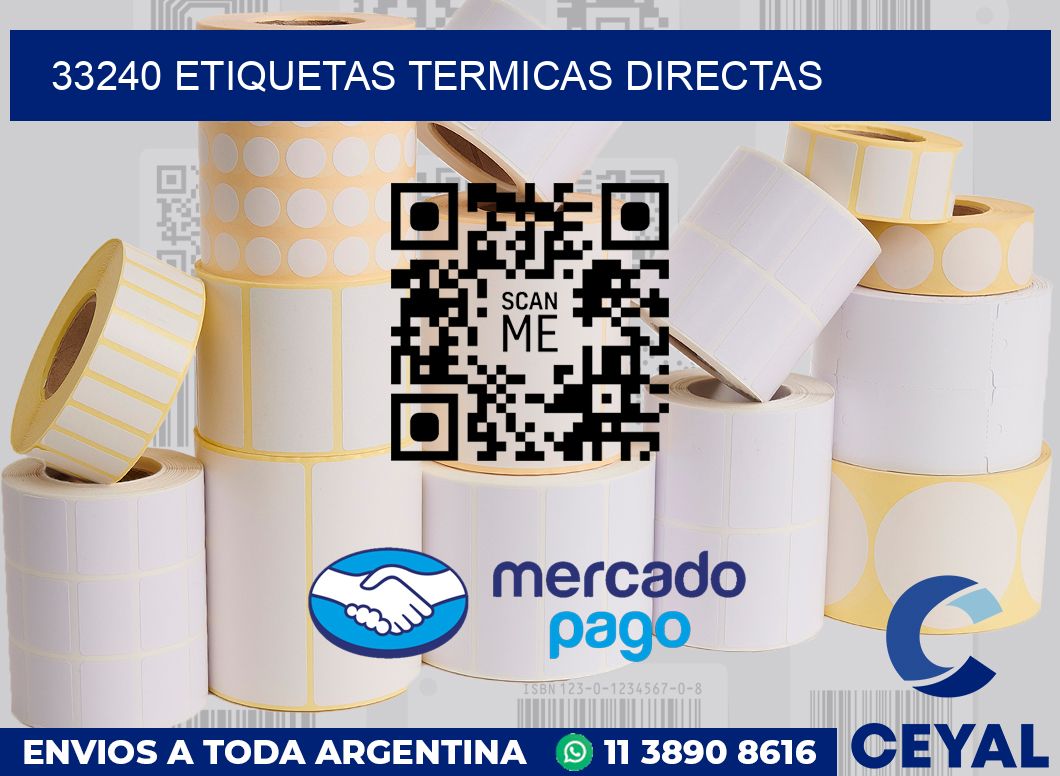 33240 Etiquetas termicas directas