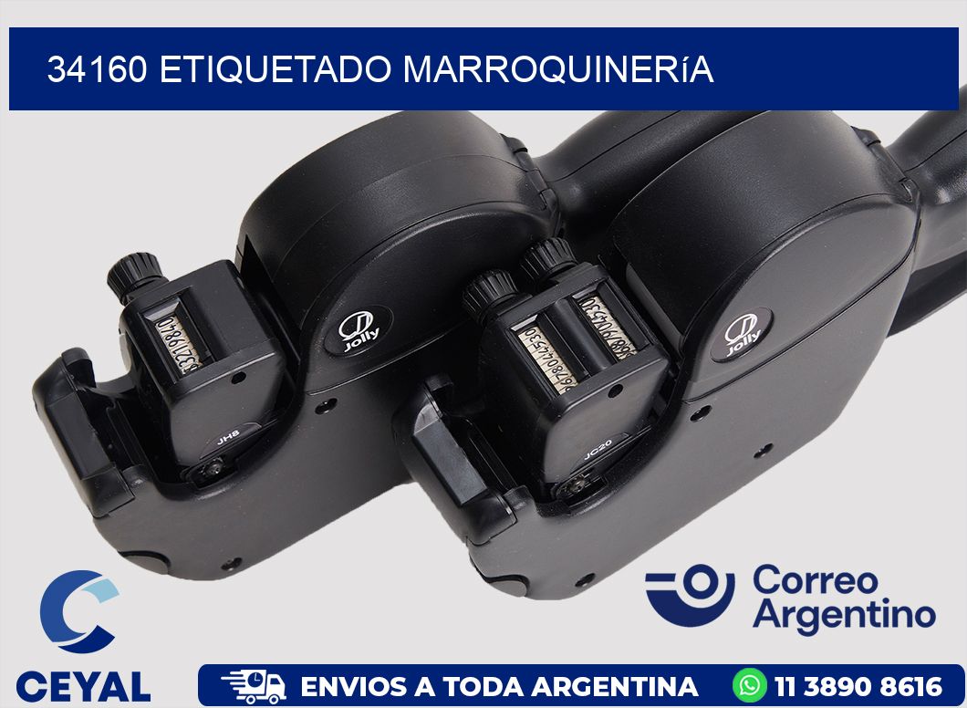 34160 Etiquetado marroquinería