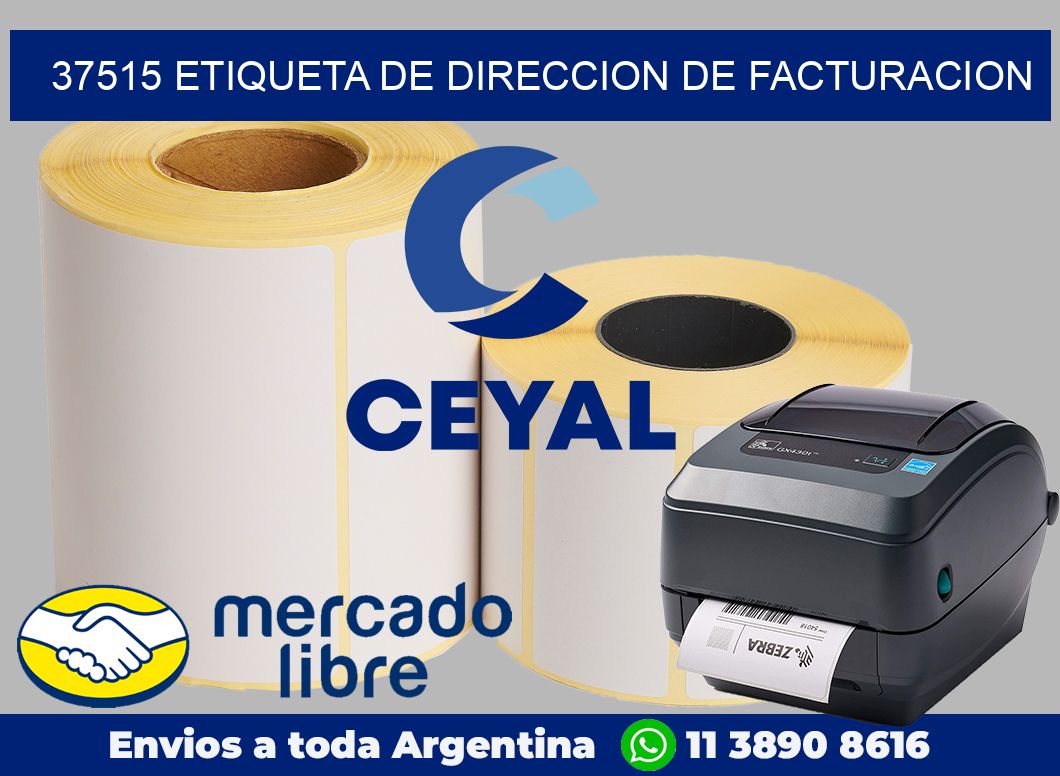 37515 Etiqueta de direccion de facturacion