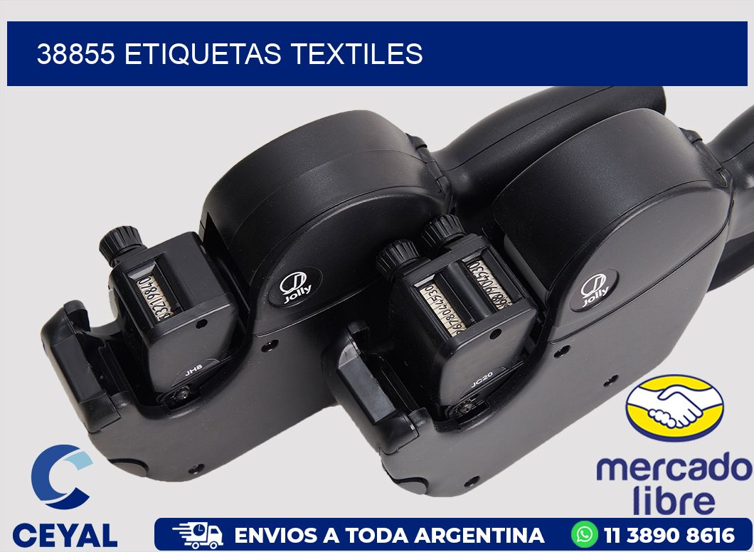 38855 etiquetas textiles