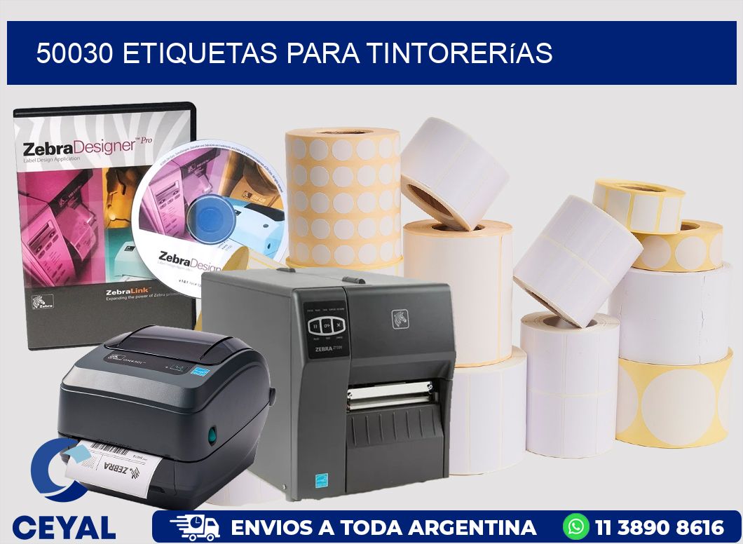 50030 Etiquetas para tintorerías