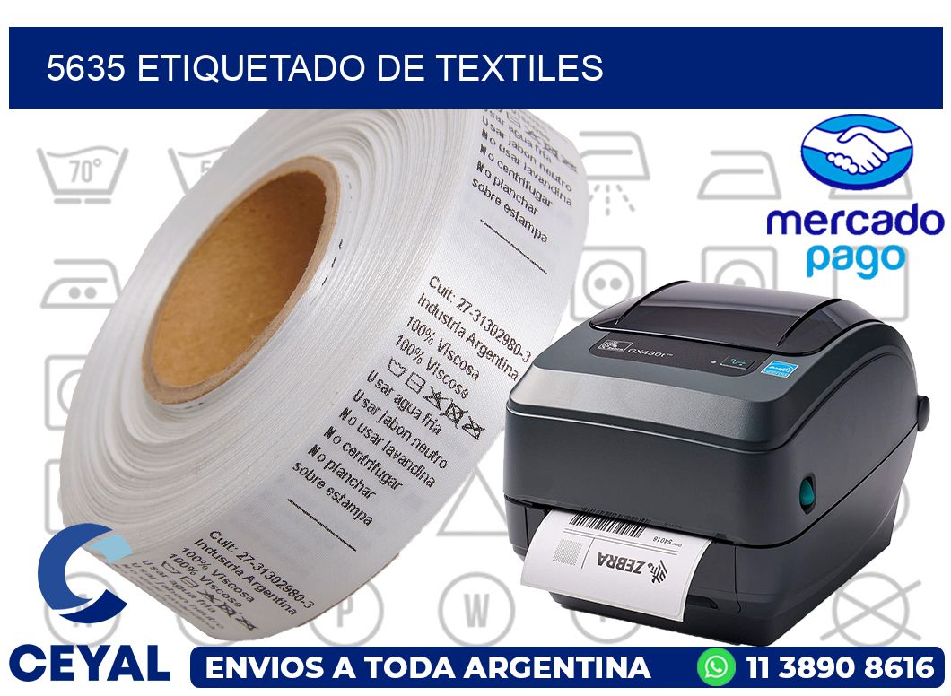 5635 Etiquetado de textiles