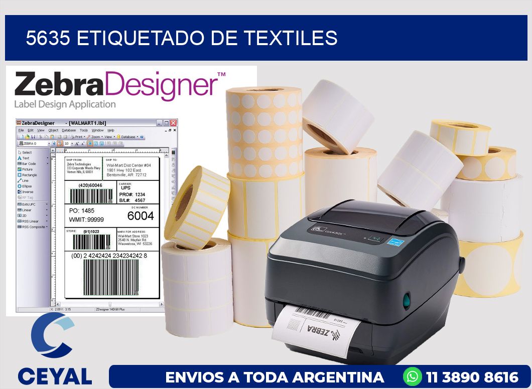 5635 Etiquetado de textiles