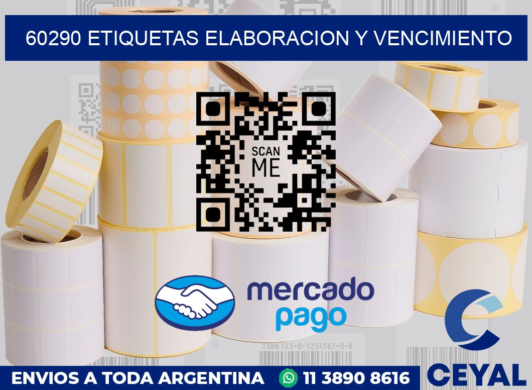 60290 Etiquetas elaboracion y vencimiento