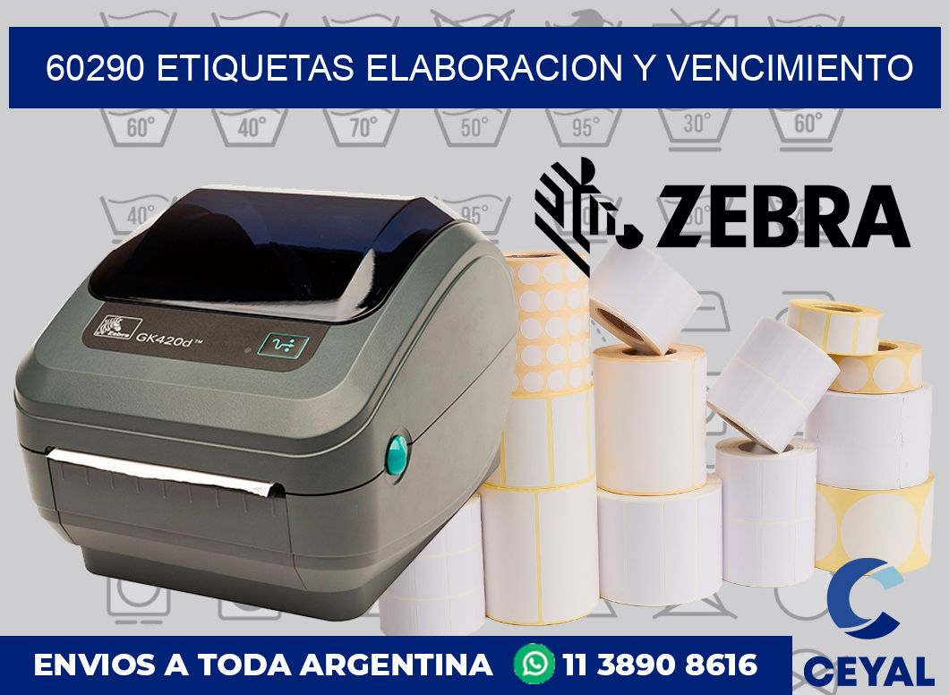 60290 Etiquetas elaboracion y vencimiento