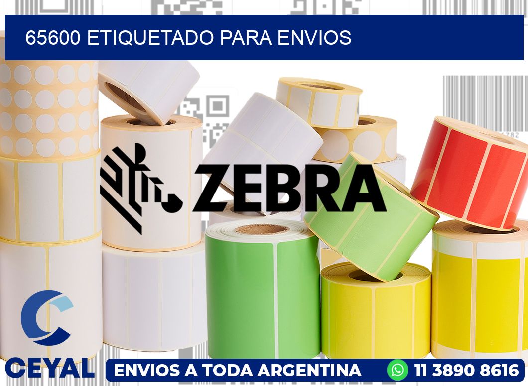 65600 etiquetado para envios