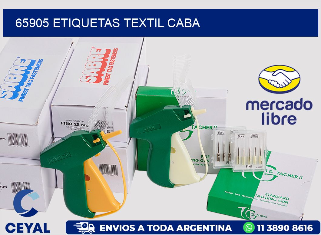 65905 etiquetas textil caba