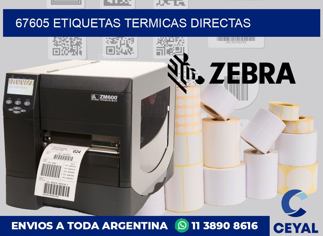 67605 Etiquetas termicas directas