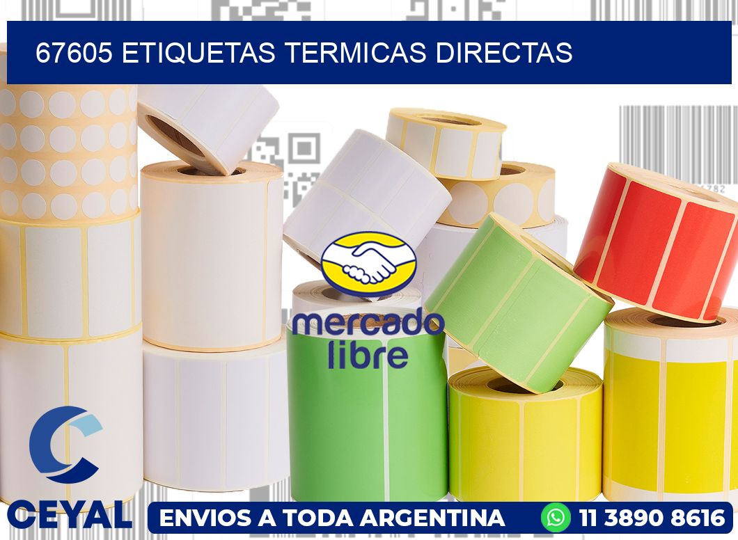 67605 Etiquetas termicas directas