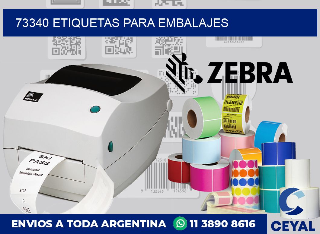 73340 etiquetas para embalajes