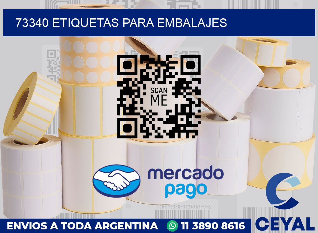 73340 etiquetas para embalajes