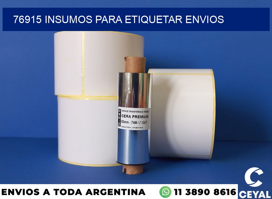76915 insumos para etiquetar envios